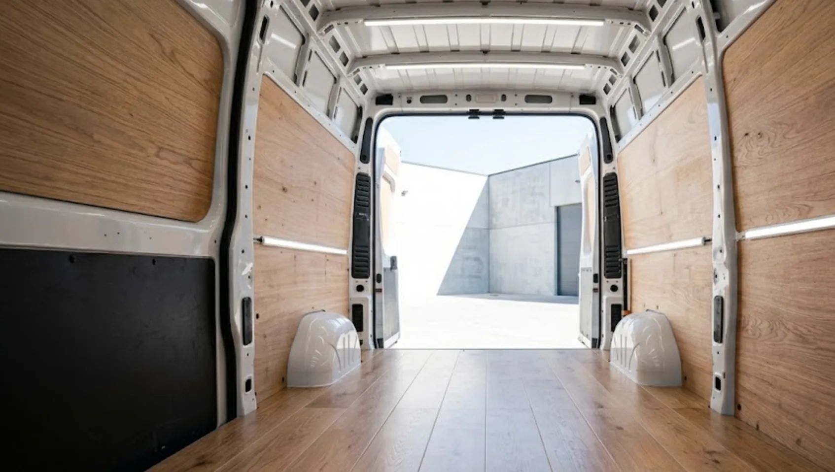Fourgon Renault Trafic L1H1 pour transport moto