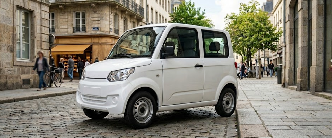 Voiture sans permis 4 places : quadricycle lourd et permis B1