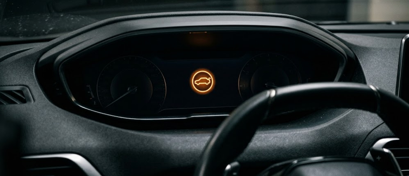 Voyant Orange Voiture dans un Cercle Peugeot : Signification